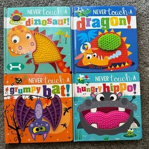 4pk Great condition, “Never Touch A…” books